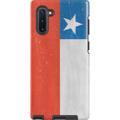 Chile Flag Distressed Galaxy Note 10 Pro Case